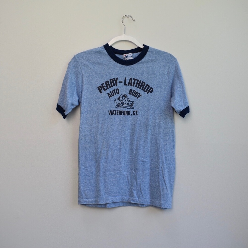 Vintage Feel Auto Shop Baseball Tee